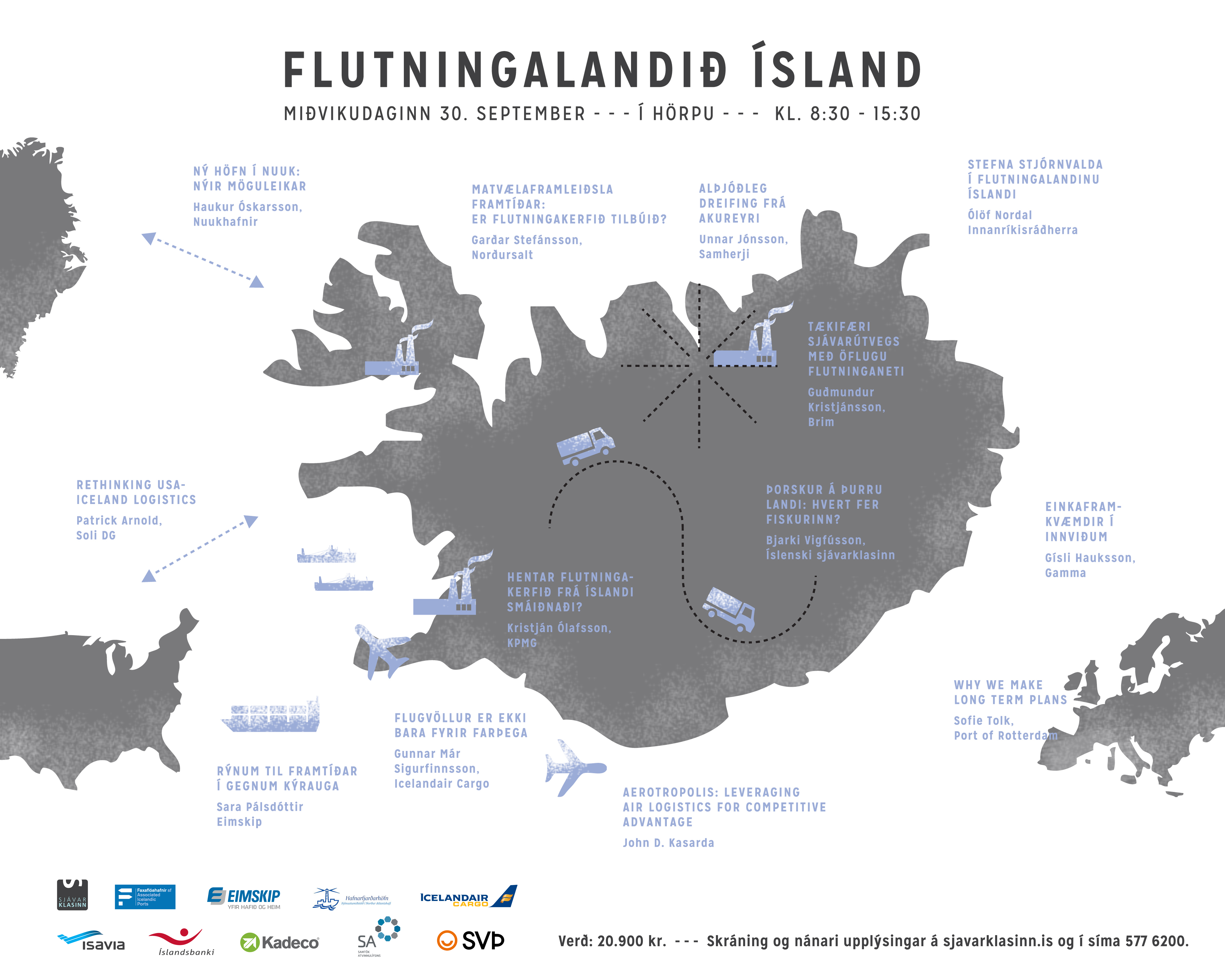 Flutningalandið Ísland